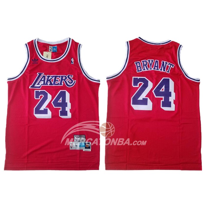 Maglia Los Angeles Lakers Kobe Bryant Rosso6